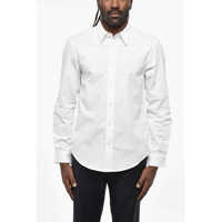 Camasi casual Stretch Cotton S-Benny Shirt With Spread Collar Barbati