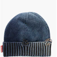 Caciuli pentru Fete - Caciuli Diesel Cotton Vintage Effect K-Dode Hat Blue Fete (BM 19306805) - B-mall.ro