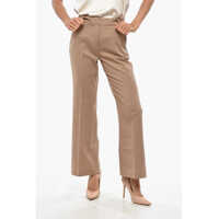 Pantaloni office Gabardine Sandy Pants With Belt Loops Femei