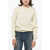 Bottega Veneta Crew Neck Triple Knot Wool Sweater White