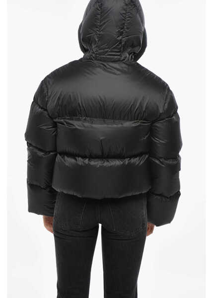 Jachete IENKI IENKI Padded Kenny Jacket With Hood Black Femei (BM 19306874) 2