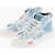 Diesel Vintage Effect Denim S-Athos High-Top Sneakers Blue