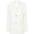 TOTÊME Flush Pocketed Single-Breasted Blazer White
