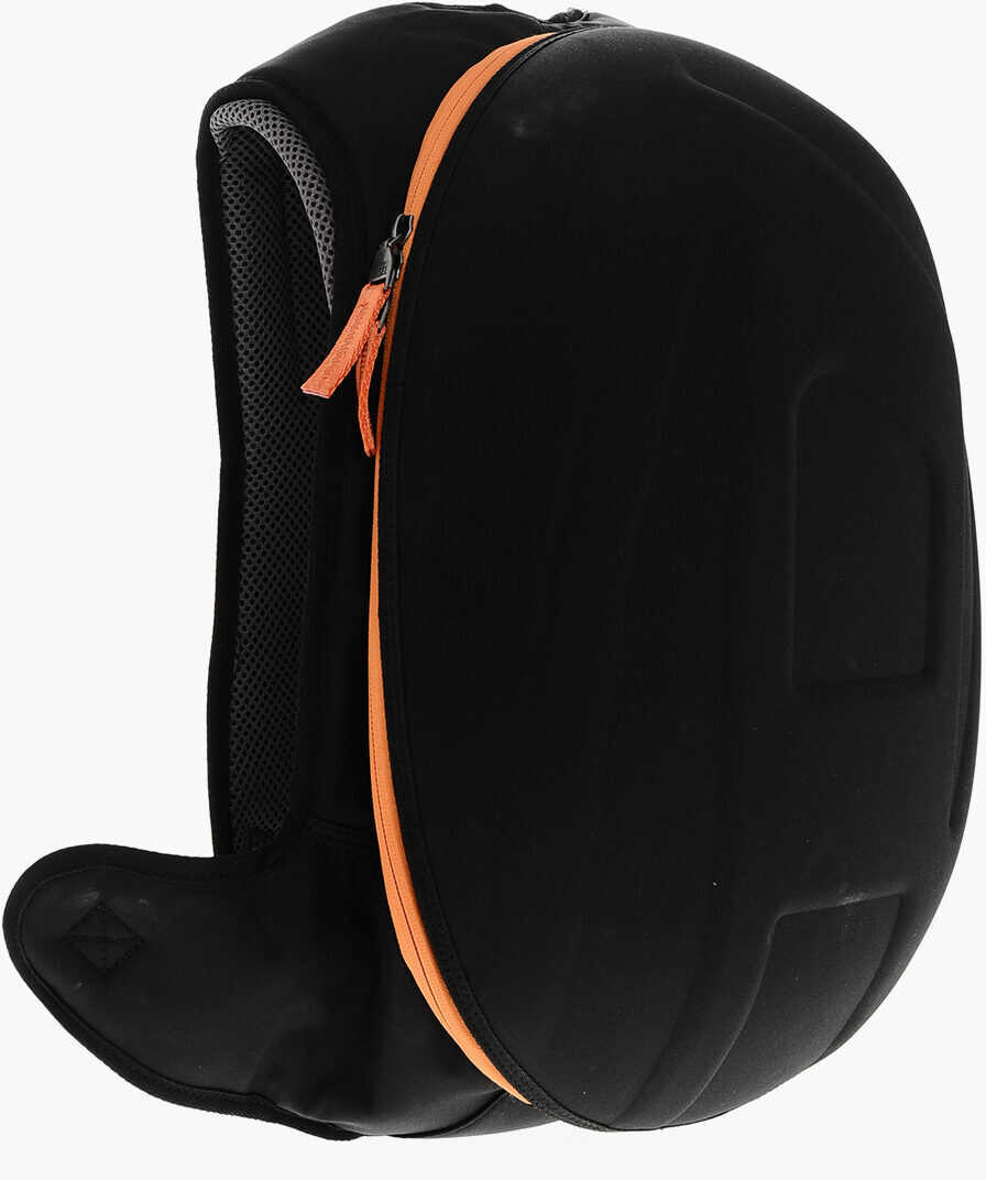 Rucsacuri Diesel Solid Color 1Dr-Pod Backpack With Contrasting Detail Black Barbati (BM 19307915) 3