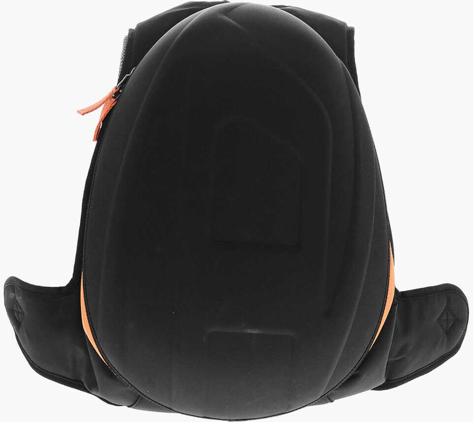 Rucsacuri Diesel Solid Color 1Dr-Pod Backpack With Contrasting Detail Black Barbati (BM 19307915) 1