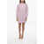 Isabel Marant Etoile Cotton Galia Shirt Dress With Mesh Details Pink