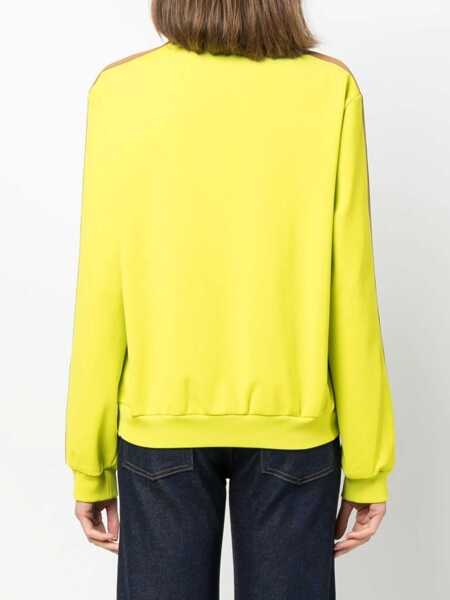 Bluze de trening Tory Burch Nylon Sweatshirt With Contrasting Side Band And Breast Pocke Yellow Femei (BM 19307942) 4