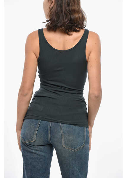 Bluze James Perse Standard Solid Color Ribbed Tank Top Blue Femei (BM 19307945) 2