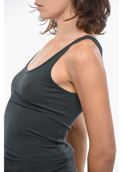 Bluze James Perse Standard Solid Color Ribbed Tank Top Blue Femei (BM 19307945) 3