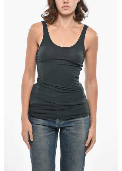 Bluze James Perse Standard Solid Color Ribbed Tank Top Blue Femei (BM 19307945) 1