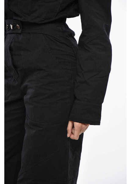 Rochii lungi THE ANDAMANE Cotton Sarah Jumpusuit With Belt Black Femei (BM 19307993) 3