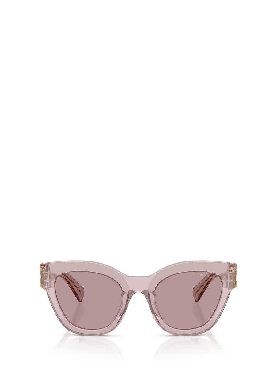 Ochelari de soare MIU MIU EYEWEAR Miu Miu Eyewear Sunglasses TRANSPARENT MAUVE Femei (BM 19309155) 1