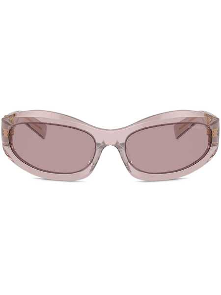 Ochelari de soare MIU MIU EYEWEAR Miu Miu Eyewear Sunglasses MAUVE TRASPARENT Femei (BM 19309374) 1