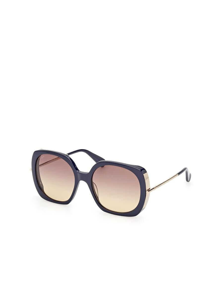 Ochelari de soare Max Mara Max Mara Sunglasses SHINY BLUE / SHINY PALE GOLD Femei (BM 19309539) 2