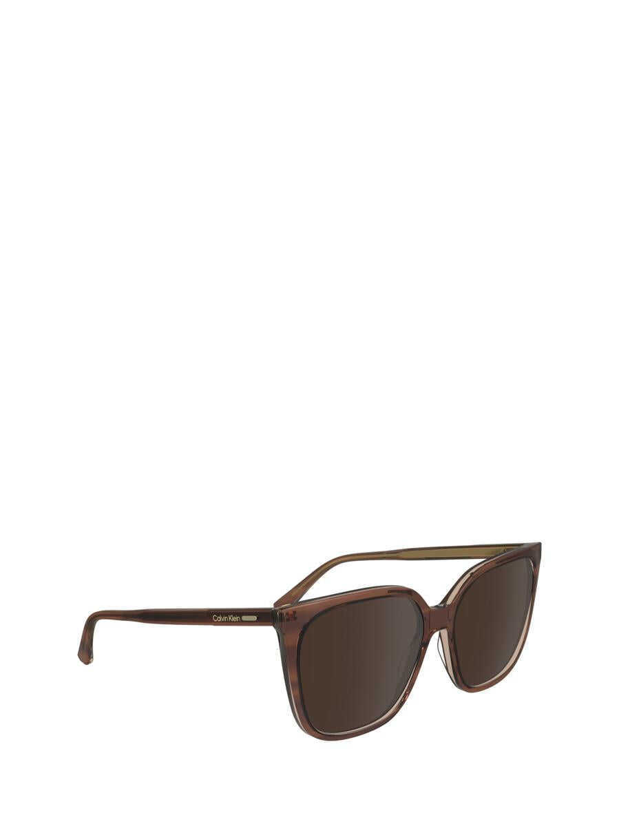 Ochelari de soare Calvin Klein Calvin Klein Sunglasses STRIPED BROWN / ROSE Femei (BM 19312494) 2