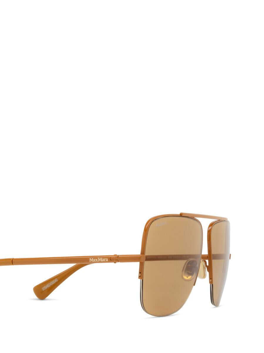Ochelari de soare Max Mara Max Mara Sunglasses SHINY LIGHT BROWN Femei (BM 19314480) 3