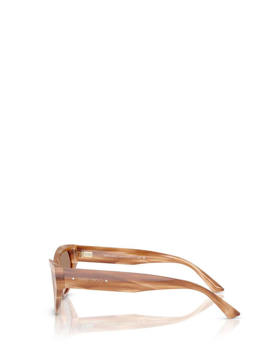 Ochelari de soare Jimmy Choo Jimmy Choo Sunglasses STRIPED HAVANA GLITTER BROWN Femei (BM 19315092) 3