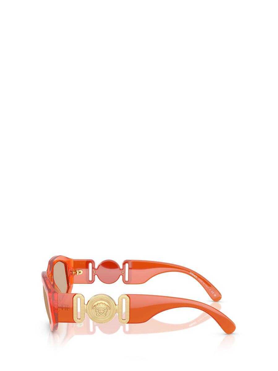 Ochelari de soare Versace Versace Eyewear Sunglasses TRANSPARENT PAPAYA Barbati (BM 19318497) 3