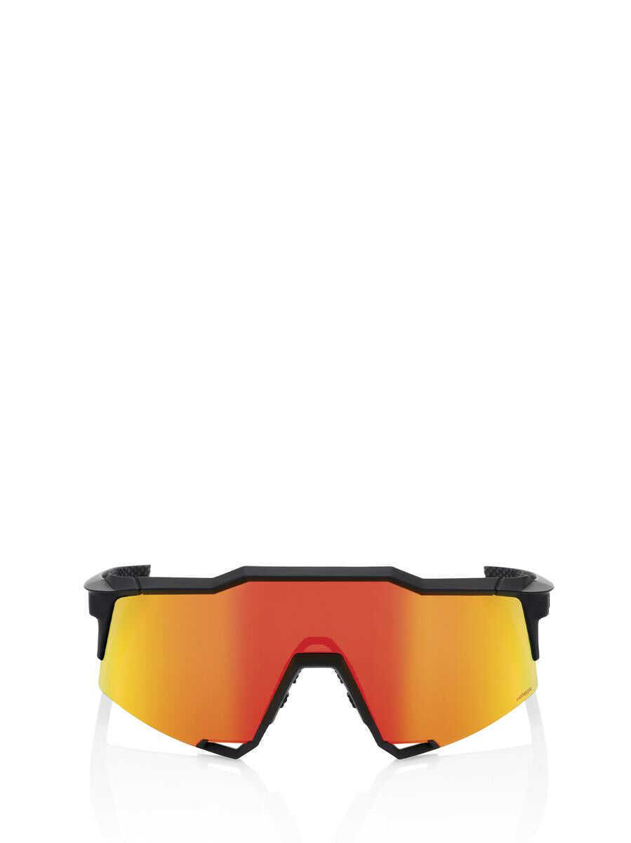 Ochelari de soare 100 100 Sunglasses SOFT TACT BLACK / HIPER RED MULTILAYER MIRROR LENS Femei (BM 19319175) 1