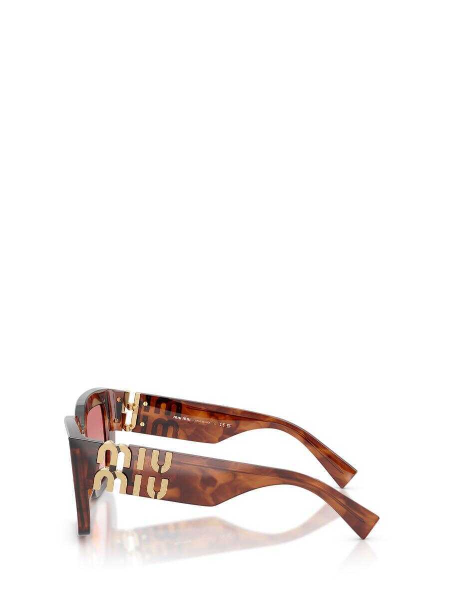 Ochelari de soare MIU MIU EYEWEAR Miu Miu Eyewear Sunglasses STRIPED TOBACCO Femei (BM 19320000) 3