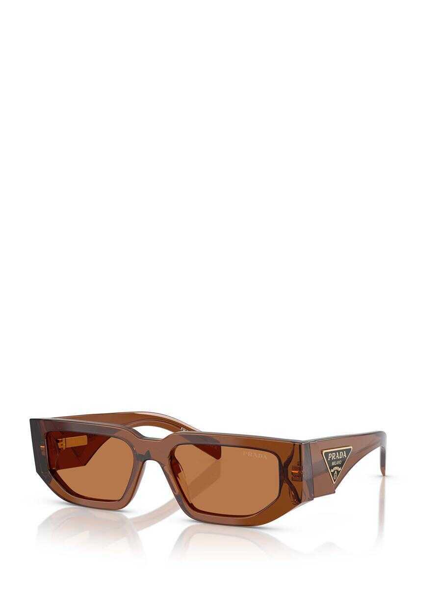 Ochelari de soare Prada Prada Eyewear Sunglasses DARK BROWN TRANSPARENT Barbati (BM 19320138) 2