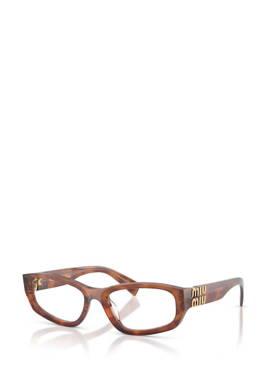 Ochelari de soare MIU MIU EYEWEAR Miu Miu Eyewear Eyeglasses STRIPED TOBACCO Femei (BM 19320429) 2