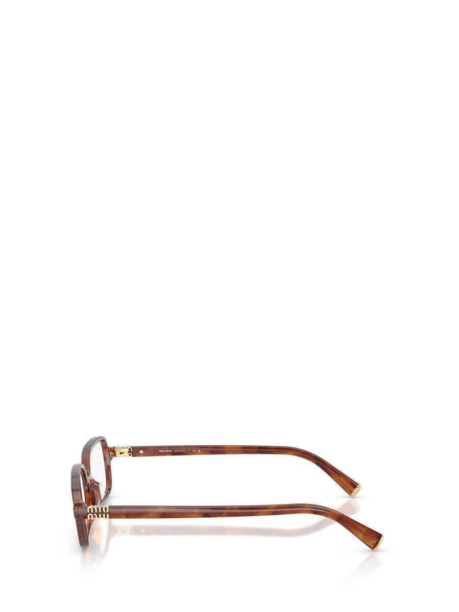 Ochelari de soare MIU MIU EYEWEAR Miu Miu Eyewear Eyeglasses STRIPED TOBACCO Femei (BM 19320519) 3