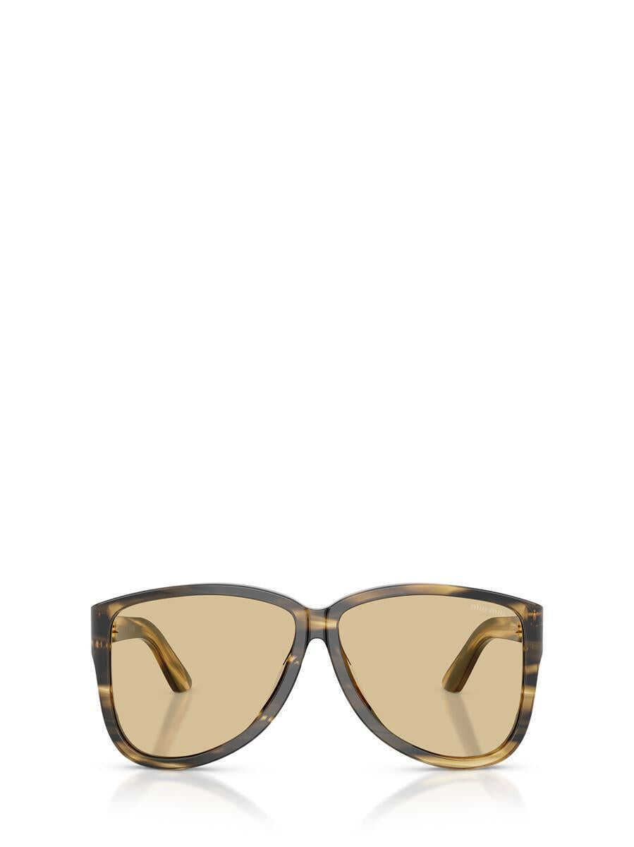 Ochelari de soare MIU MIU EYEWEAR Miu Miu Eyewear Sunglasses STRIPED LODEN Femei (BM 19320552) 1