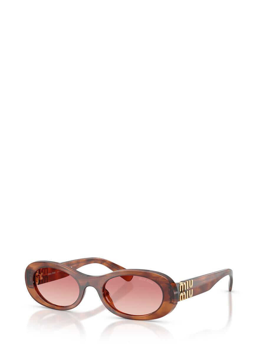 Ochelari de soare MIU MIU EYEWEAR Miu Miu Eyewear Sunglasses STRIPED TOBACCO Femei (BM 19320669) 2