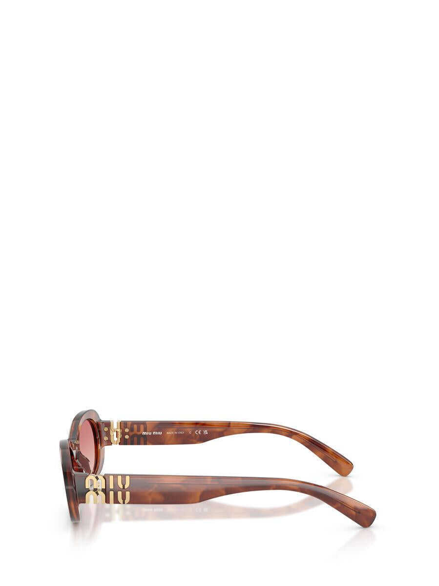 Ochelari de soare MIU MIU EYEWEAR Miu Miu Eyewear Sunglasses STRIPED TOBACCO Femei (BM 19320669) 3