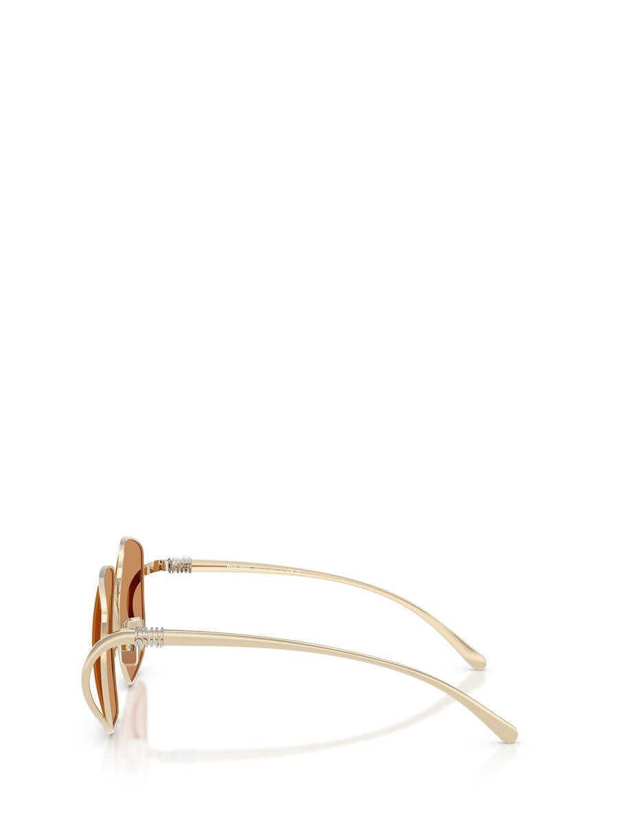 Ochelari de soare MIU MIU EYEWEAR Miu Miu Eyewear Sunglasses Gold Femei (BM 19320762) 3