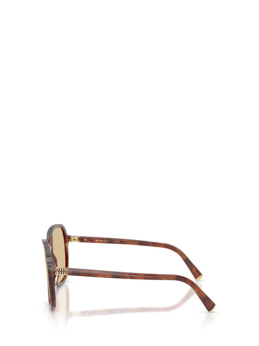 Ochelari de soare MIU MIU EYEWEAR Miu Miu Eyewear Sunglasses STRIPED TOBACCO Femei (BM 19320948) 3