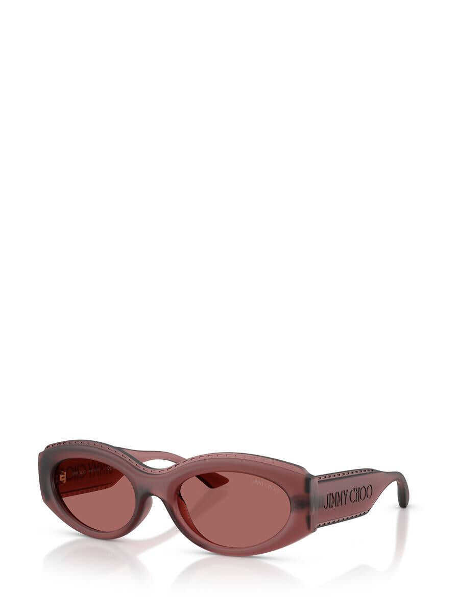 Ochelari de soare Jimmy Choo Jimmy Choo Sunglasses TRANSPARENT CRANBERRY Femei (BM 19320954) 2