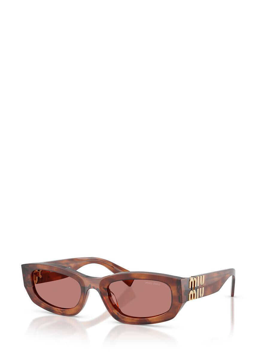 Ochelari de soare MIU MIU EYEWEAR Miu Miu Eyewear Sunglasses STRIPED TOBACCO Femei (BM 19320999) 2