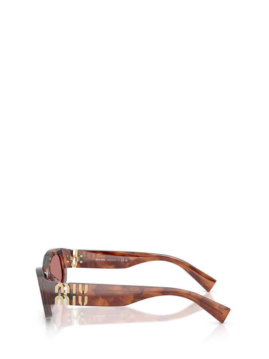 Ochelari de soare MIU MIU EYEWEAR Miu Miu Eyewear Sunglasses STRIPED TOBACCO Femei (BM 19320999) 3