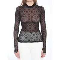 Topuri Moon Mesh High-Neck Top Femei