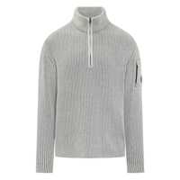 Pulovere C.P. Company C.P. Company Ribbed Knit With Half Zip And Lens Pocket Barbati
