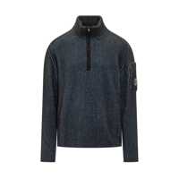 Pulovere C.P. Company C.P. Company Ribbed Knit With Half Zip And Lens Pocket Barbati