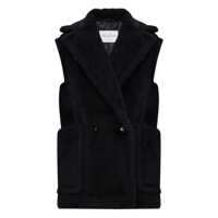 Geci Max Mara Max Mara Black Fur Vest Femei