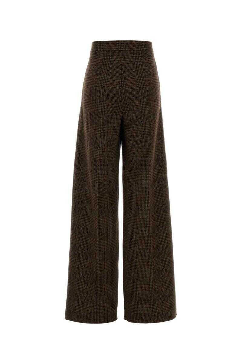 Pantaloni casual Max Mara Max Mara Pants BROWN HEAD Femei (BM 19321662) 2