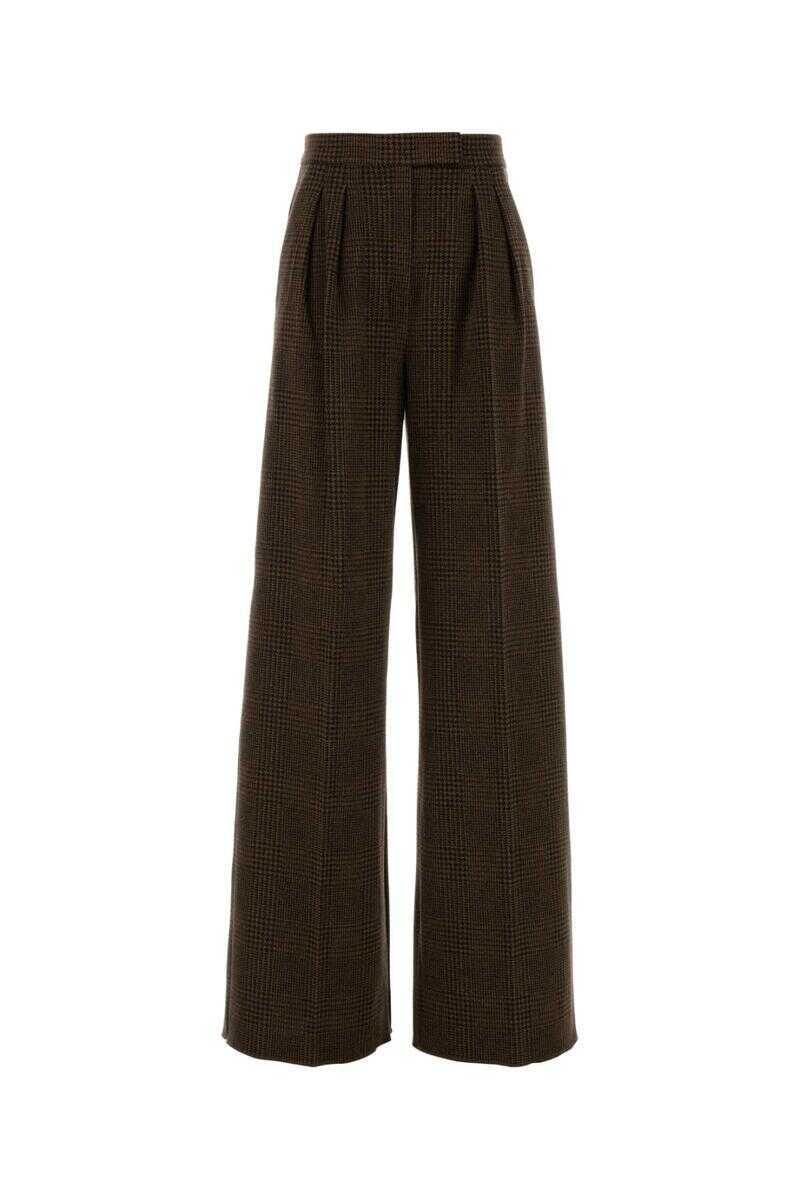 Pantaloni casual Max Mara Max Mara Pants BROWN HEAD Femei (BM 19321662) 1