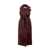 Max Mara Max Mara Max Mara Bordeaux Wool Long Vest With Belt RED
