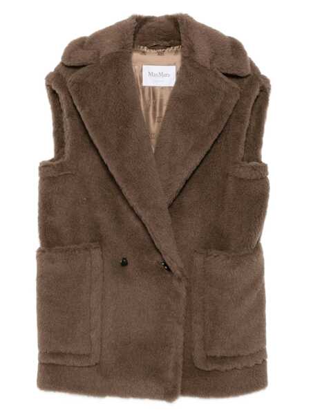 Geci Max Mara Max Mara Max Mara Camel Fur Vest BROWN Femei (BM 19321698) 1