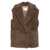 Max Mara Max Mara Max Mara Camel Fur Vest BROWN