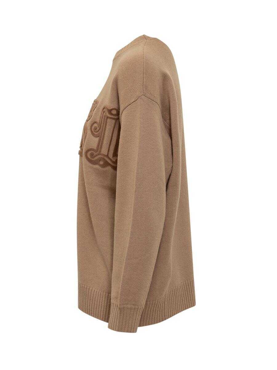 Pulovere Max Mara Max Mara Max Mara 1951 Sweater In Camel Wool BROWN Femei (BM 19321713) 3