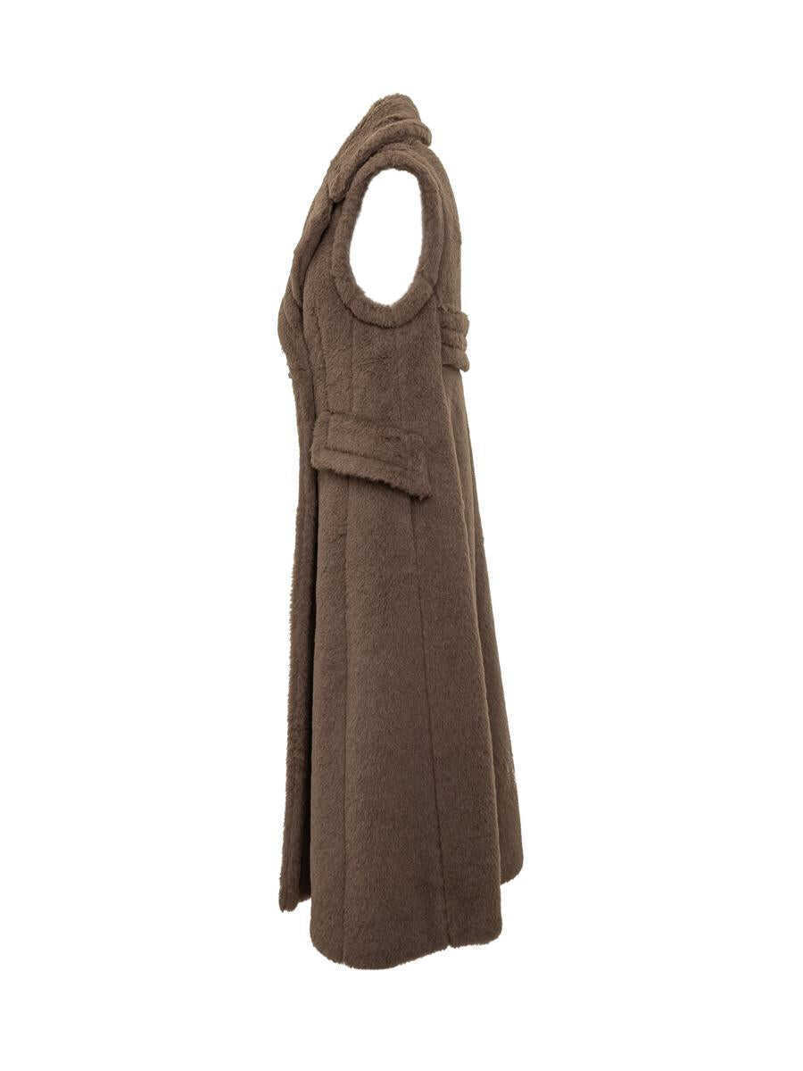 Geci Max Mara Max Mara Max Mara Long Camel Fur Vest BROWN Femei (BM 19321716) 3