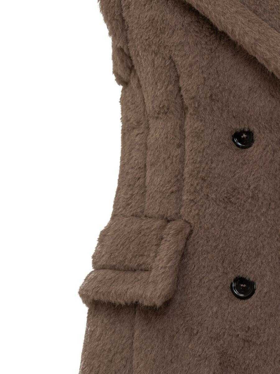 Geci Max Mara Max Mara Max Mara Long Camel Fur Vest BROWN Femei (BM 19321716) 4