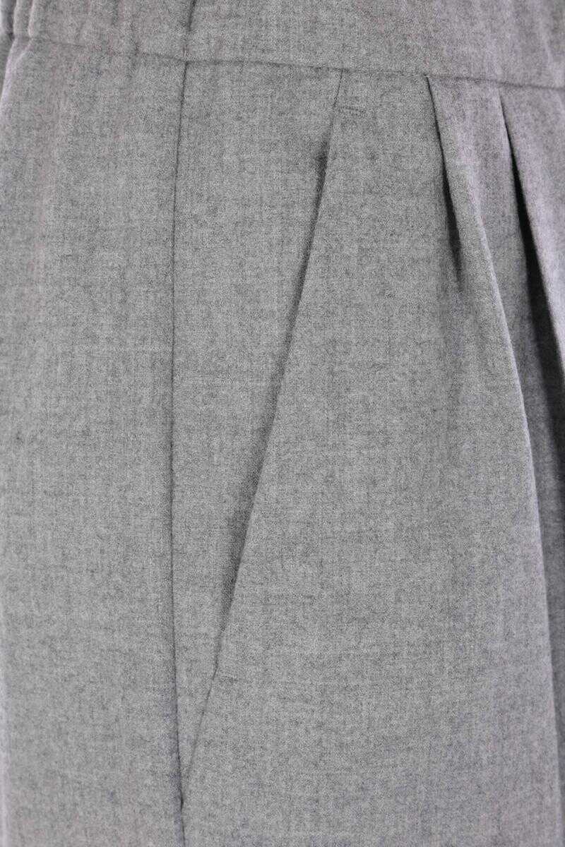 Pantaloni casual Max Mara Max Mara Trousers GREY Femei (BM 19321734) 3