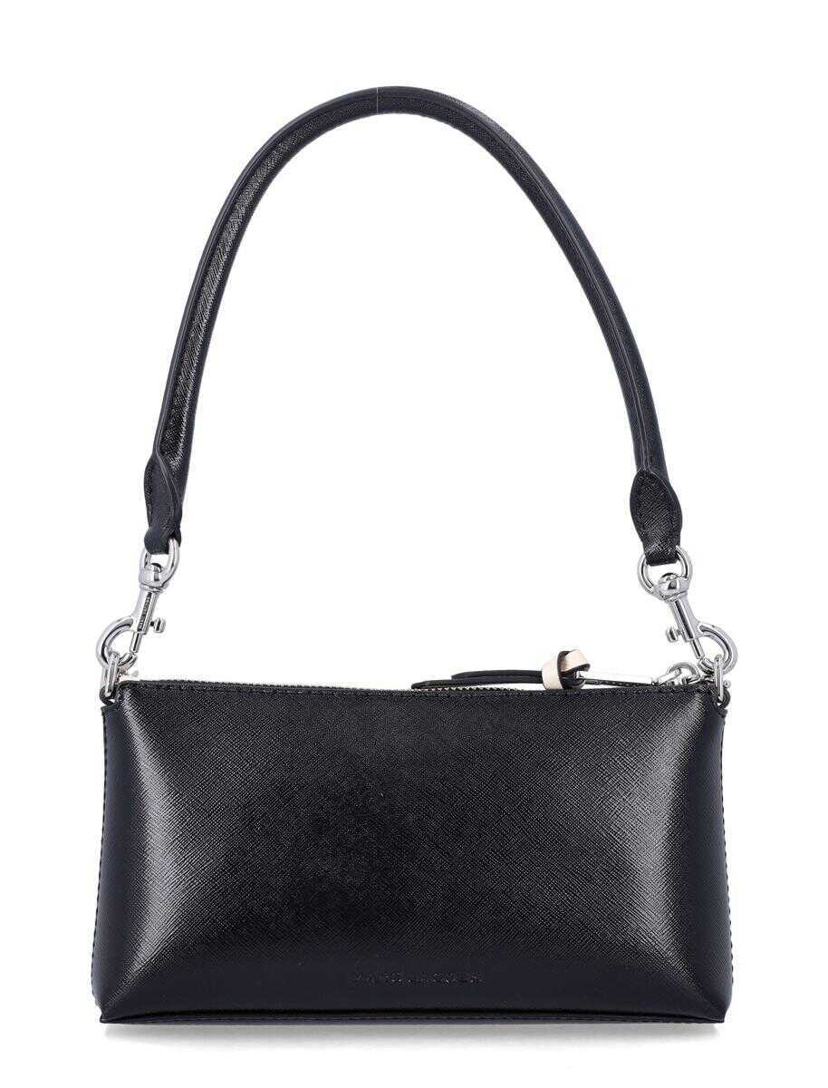 Genti de umar Marc Jacobs Marc Jacobs Snapshot Convertible Shoulder Bag CLOUD WHITE BLACK Femei (BM 19321920) 3