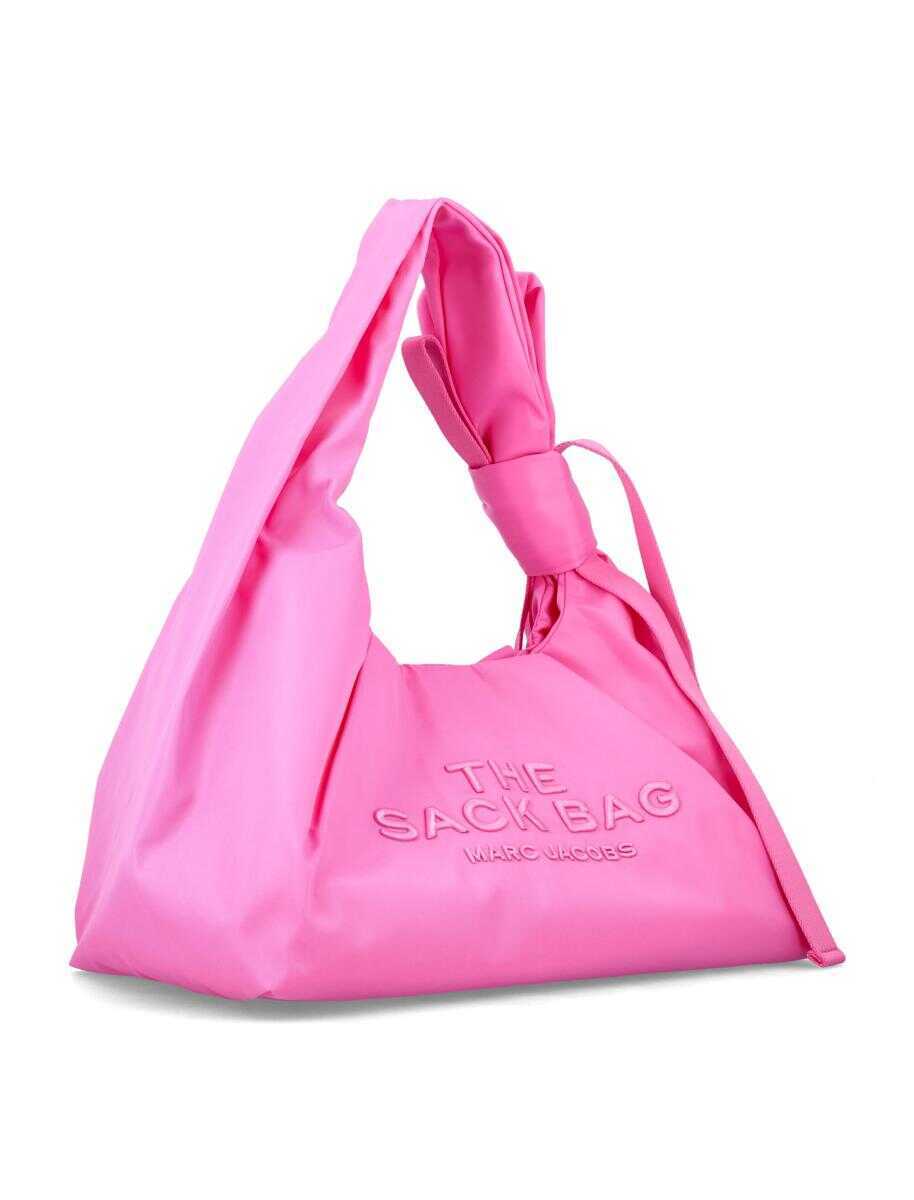 Genti de umar Marc Jacobs Marc Jacobs The Bow Nylon Large Sack Bag BOW PINK Femei (BM 19321944) 2